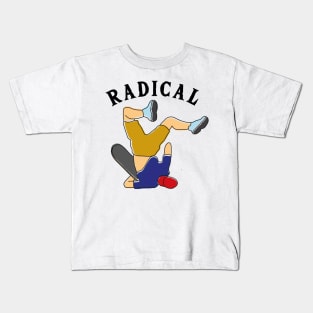 Radical skateboarding face plant skating stunt Kids T-Shirt